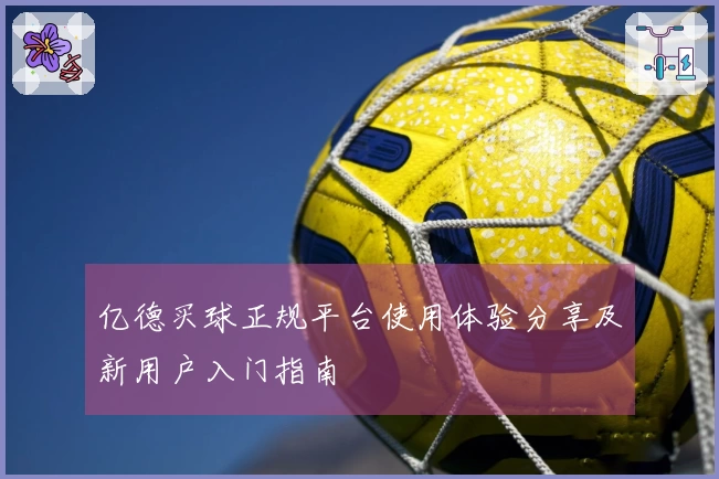 亿德买球正规平台使用体验分享及新用户入门指南